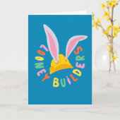 BUGS BUNNY BUILDERS™| ヘルメット 円形ロゴ カード (黄色い花)