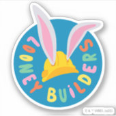 BUGS BUNNY BUILDERS™| ヘルメット 円形ロゴ シール (正面)