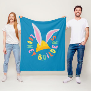 BUGS BUNNY BUILDERS™  ヘルメット 円形ロゴ フリースブランケット