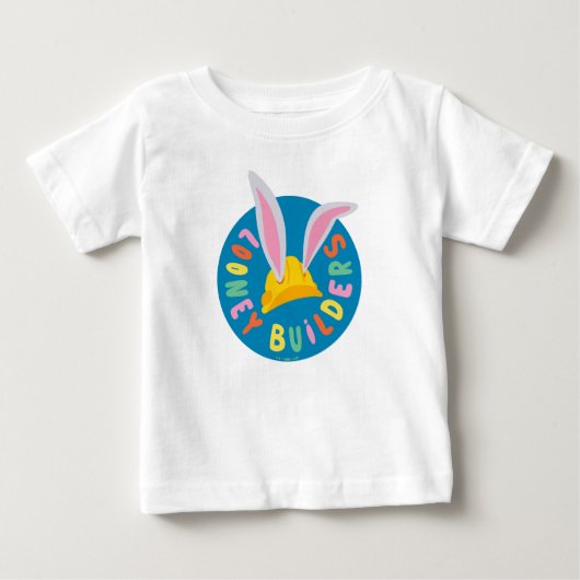 BUGS BUNNY BUILDERS™| ヘルメット 円形ロゴ ベビーTシャツ (正面)