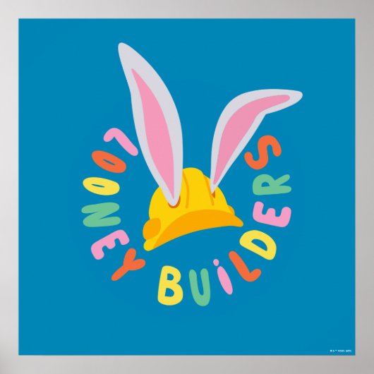 BUGS BUNNY BUILDERS™| ヘルメット 円形ロゴ ポスター (正面)