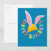 BUGS BUNNY BUILDERS™| ヘルメット 円形ロゴ ポストカード (正面/裏面)