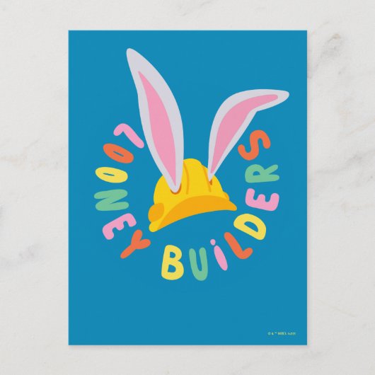 BUGS BUNNY BUILDERS™| ヘルメット 円形ロゴ ポストカード (正面)