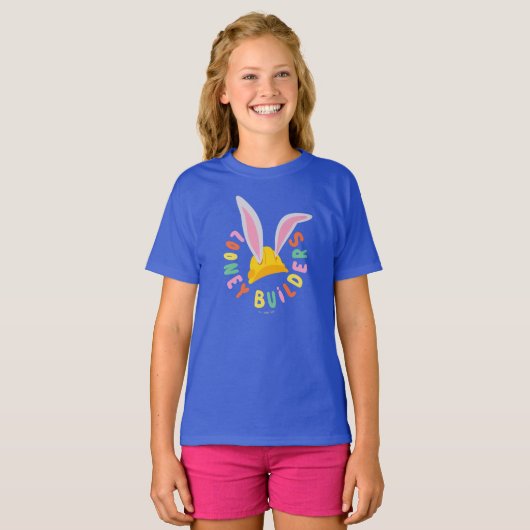 BUGS BUNNY BUILDERS™| ヘルメット 円形ロゴ Tシャツ (正面フル)