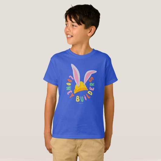 BUGS BUNNY BUILDERS™| ヘルメット 円形ロゴ Tシャツ (正面フル)