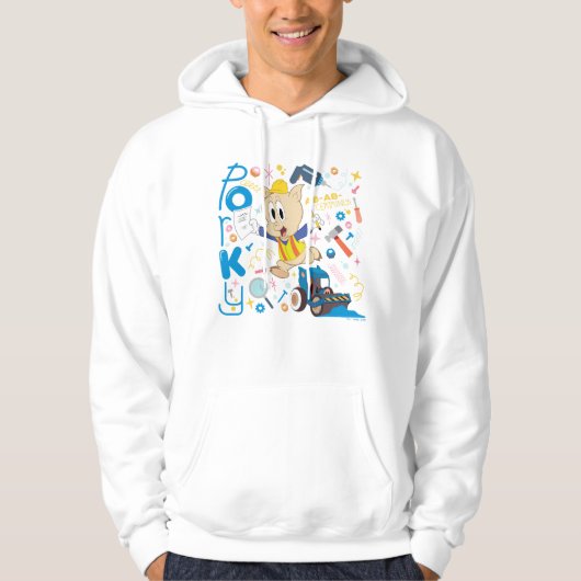 BUGS BUNNY BUILDERS™| ポーキー・ピッグの工事用工具 パーカ (正面)