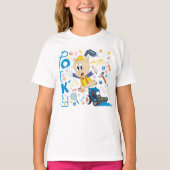 BUGS BUNNY BUILDERS™| ポーキー・ピッグの工事用工具 Tシャツ (正面)