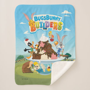 BUGS BUNNY BUILDERS™ ルーニー・ビルダーズのアイスクリーム シェルパブランケット