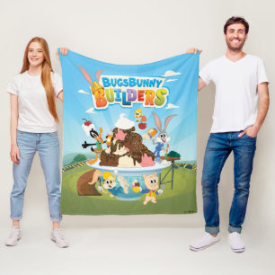BUGS BUNNY BUILDERS™  ルーニー・ビルダーズのアイスクリーム フリースブランケット