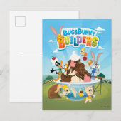 BUGS BUNNY BUILDERS™| ルーニー・ビルダーズのアイスクリーム ポストカード (正面/裏面)