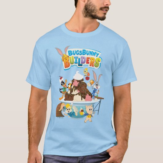 BUGS BUNNY BUILDERS™| ルーニー・ビルダーズのアイスクリーム Tシャツ (正面)