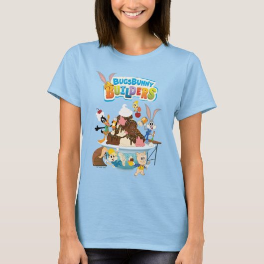 BUGS BUNNY BUILDERS™| ルーニー・ビルダーズのアイスクリーム Tシャツ (正面)
