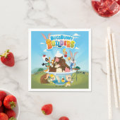 BUGS BUNNY BUILDERS™| ルーニー・ビルダーズ アイスクリーム スタンダードカクテルナプキン (インサイチュ)