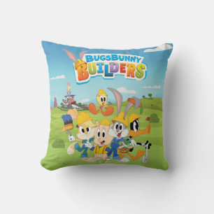 BUGS BUNNY BUILDERS™ ルーニー・ビルダーズ・グループ クッション