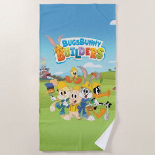 BUGS BUNNY BUILDERS™  ルーニー・ビルダーズ・グループ ビーチタオル