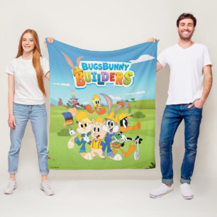 BUGS BUNNY BUILDERS™  ルーニー・ビルダーズ・グループ フリースブランケット