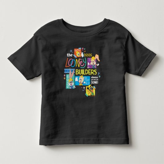 BUGS BUNNY BUILDERS™| ルーニー・ビルダーズ・コラージュ トドラーTシャツ (正面)