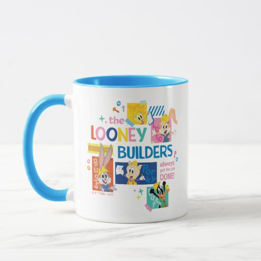 BUGS BUNNY BUILDERS™| ルーニー・ビルダーズ・コラージュ マグカップ (左)