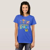 BUGS BUNNY BUILDERS™| ルーニー・ビルダーズ・コラージュ Tシャツ (正面フル)
