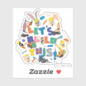 BUGS BUNNY BUILDERS™|「レッツ・ビルド・ディス」コラージュ シール (シート)