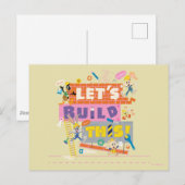 BUGS BUNNY BUILDERS™| 「レッツ・ビルド・ディス」建設現場 ポストカード (正面/裏面)