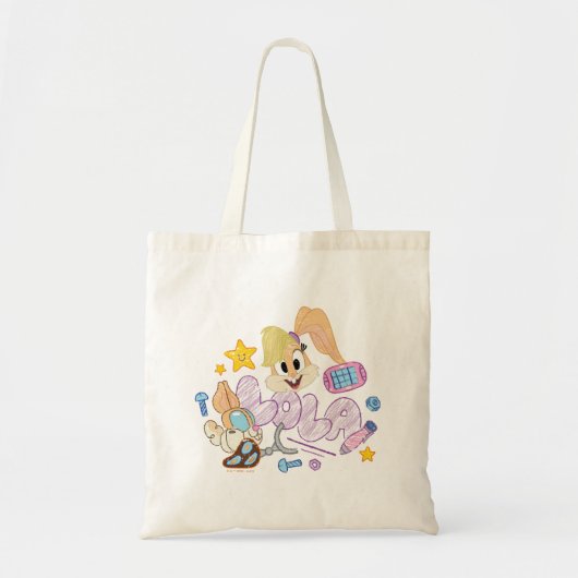 BUGS BUNNY BUILDERS™| ローラ・スケッチアート トートバッグ (正面)