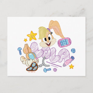 BUGS BUNNY BUILDERS™  ローラ・スケッチアート ポストカード