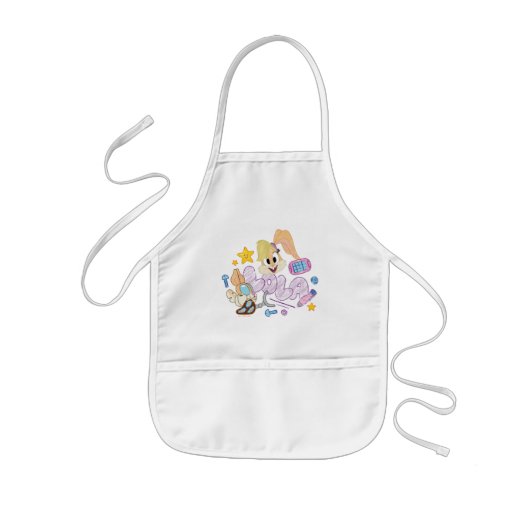 BUGS BUNNY BUILDERS™| ローラ・スケッチアート 子供用エプロン (正面)