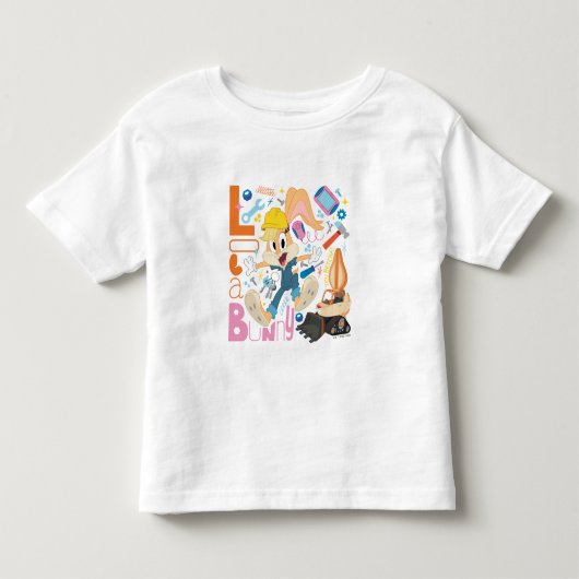 BUGS BUNNY BUILDERS™| ローラ・バニー作業ツール トドラーTシャツ (正面)