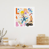 BUGS BUNNY BUILDERS™| ローラ・バニー作業ツール ポスター (キッチン)