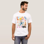 BUGS BUNNY BUILDERS™| ローラ・バニー作業ツール Tシャツ (正面フル)