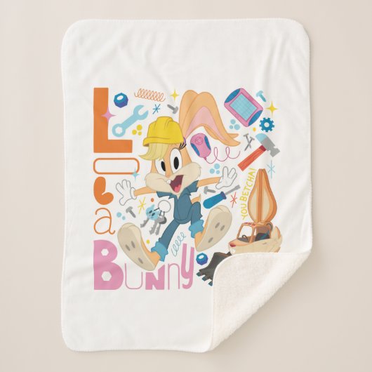 BUGS BUNNY BUILDERS™| ローラ・バニー作業道具 シェルパブランケット (正面)