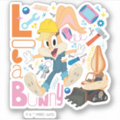 BUGS BUNNY BUILDERS™| ローラ・バニー作業道具 シール (正面)