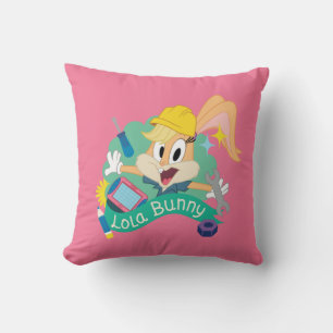 BUGS BUNNY BUILDERS™ ローラ・バニー キャラクター グラフィック クッション