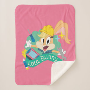 BUGS BUNNY BUILDERS™ ローラ・バニー キャラクター グラフィック シェルパブランケット