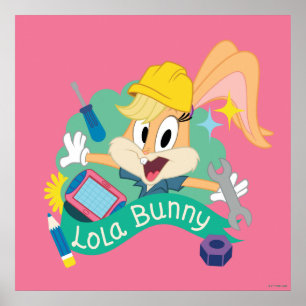 BUGS BUNNY BUILDERS™ ローラ・バニー キャラクター グラフィック ポスター