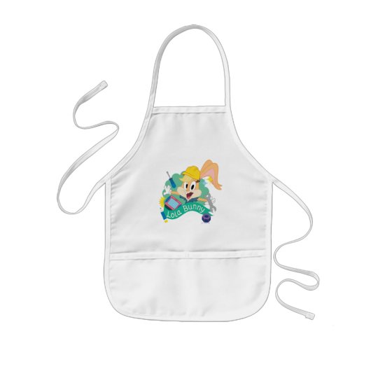 BUGS BUNNY BUILDERS™| ローラ・バニー キャラクター グラフィック 子供用エプロン (正面)