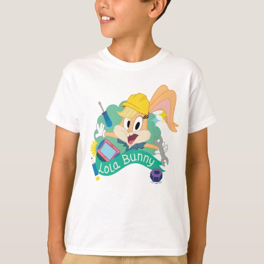 BUGS BUNNY BUILDERS™| ローラ・バニー キャラクター グラフィック Tシャツ (正面)