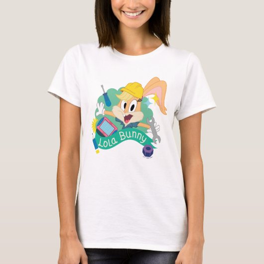 BUGS BUNNY BUILDERS™| ローラ・バニー キャラクター グラフィック Tシャツ (正面)