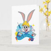 BUGS BUNNY BUILDERS™| BUGS BUNNY™ Character Art カード (黄色い花)