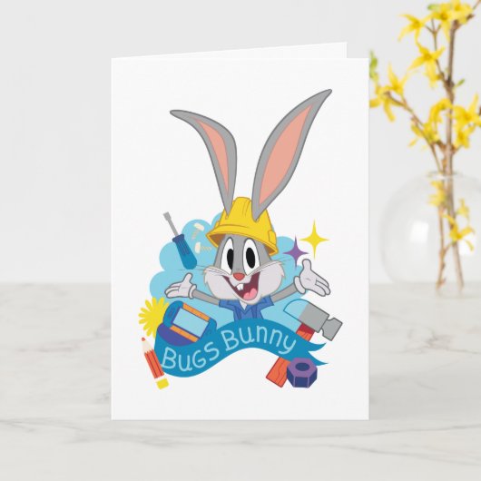 BUGS BUNNY BUILDERS™| BUGS BUNNY™ Character Art カード (黄色い花)