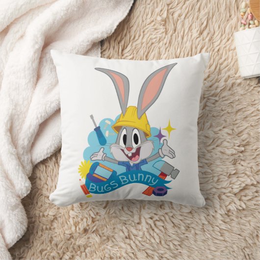 BUGS BUNNY BUILDERS™| BUGS BUNNY™ Character Art クッション (ブランケット)