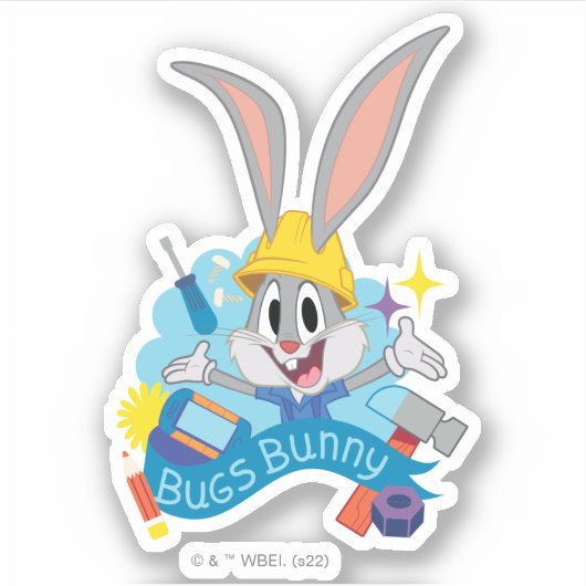 BUGS BUNNY BUILDERS™| BUGS BUNNY™ Character Art シール (正面)