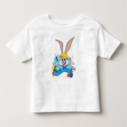 BUGS BUNNY BUILDERS™| BUGS BUNNY™ Character Art トドラーTシャツ (正面)