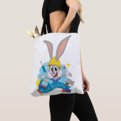 BUGS BUNNY BUILDERS™| BUGS BUNNY™ Character Art トートバッグ (クローズアップ)