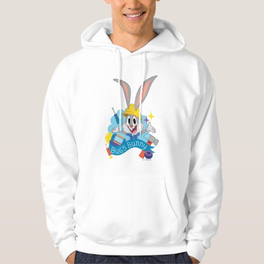 BUGS BUNNY BUILDERS™| BUGS BUNNY™ Character Art パーカ (正面)
