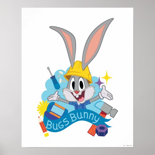 BUGS BUNNY BUILDERS™| BUGS BUNNY™ Character Art ポスター (正面)