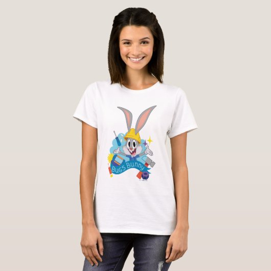 BUGS BUNNY BUILDERS™| BUGS BUNNY™ Character Art Tシャツ (正面フル)