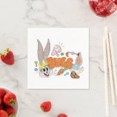 BUGS BUNNY BUILDERS™| BUGS BUNNY™ Sketch Art スタンダードカクテルナプキン (インサイチュ)