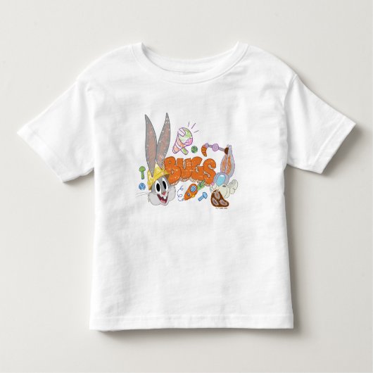 BUGS BUNNY BUILDERS™| BUGS BUNNY™ Sketch Art トドラーTシャツ (正面)